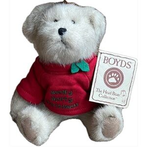 Boyds Bears, The Head Bean Collection, "Barry" Merry Christmas, #904365